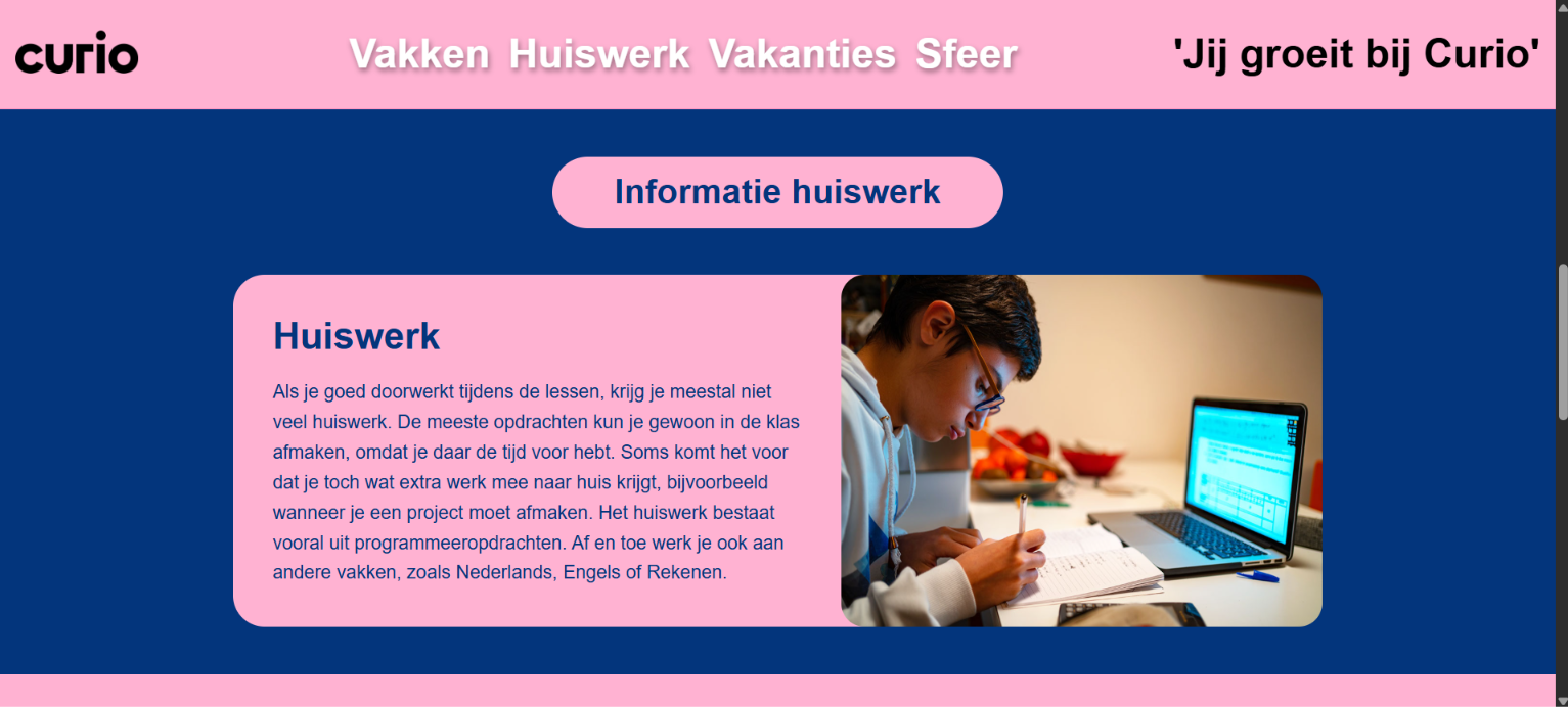 Opendag website